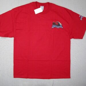 Disney Kingdom Hearts Nightmare Before Christmas Red Shirt Men XL Sora Jack Y2K